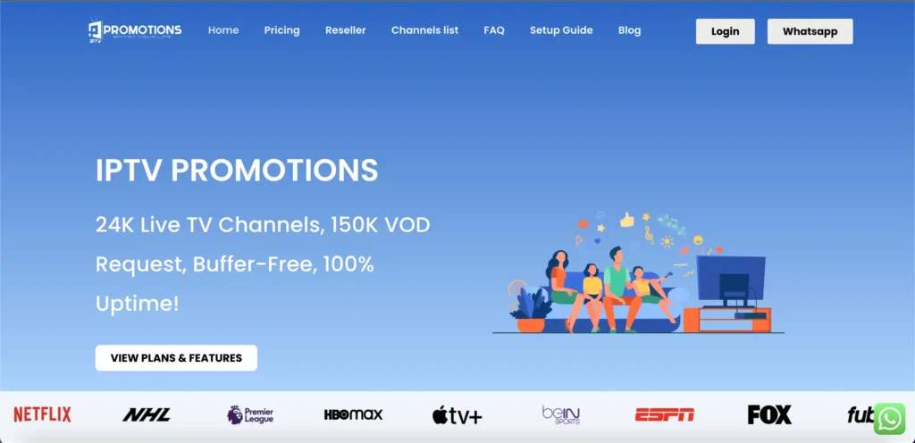 IPTV Promotions website